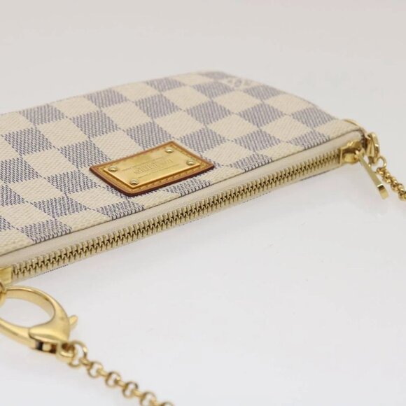LOUIS VUITTON Damier Azur Pochette Mira MM Accessory Pouch - Picture 7 of 16